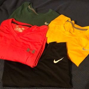 4 dri fit adult large short sleeve tees